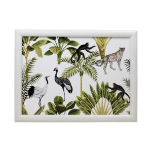 Schootkussen – Laptray – Jungle Wit (43 x 33 cm)