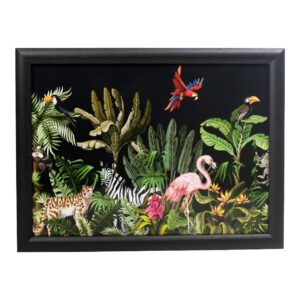 Schootkussen – Laptray – Jungle Zwart (43 x 33 cm)