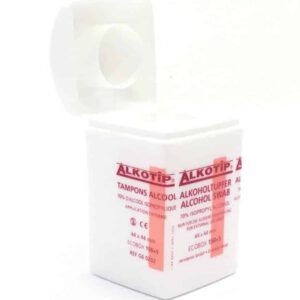 Servoprax Alko-Tip alcoholdoekjes 150+5 st. (44x44mm) in handige