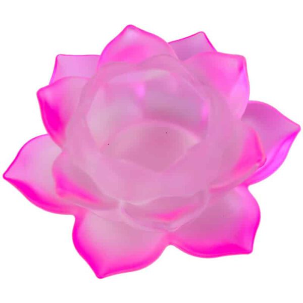 Sfeerlicht Lotus Glas Roze