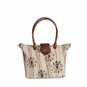 Shopper Flower Brown