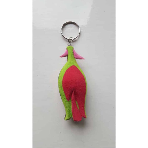 Sleutelhanger Tulp Rood/Groen