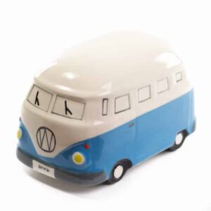 Spaarpot Keramiek Autobus Blauw