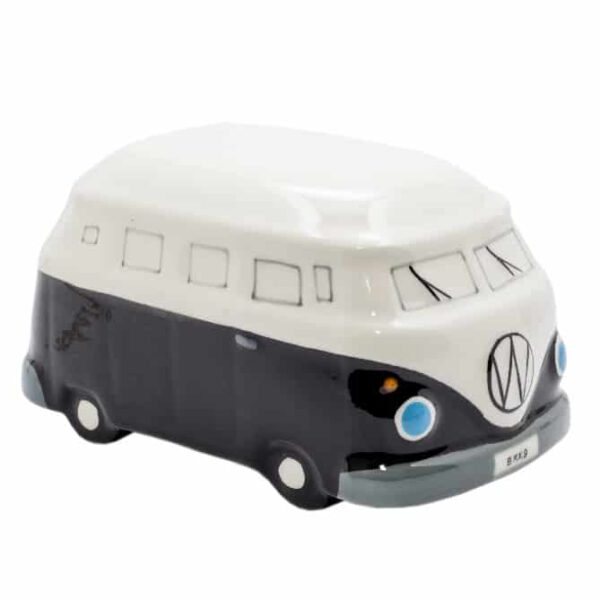 Spaarpot Keramiek Autobus Zwart (14 cm)