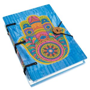 Spiritueel Notitieboekje Hamsa Hand Kleurrijk (18 x 13 cm) -