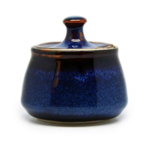 Suikerpot Keramiek Blauw (8 cm)