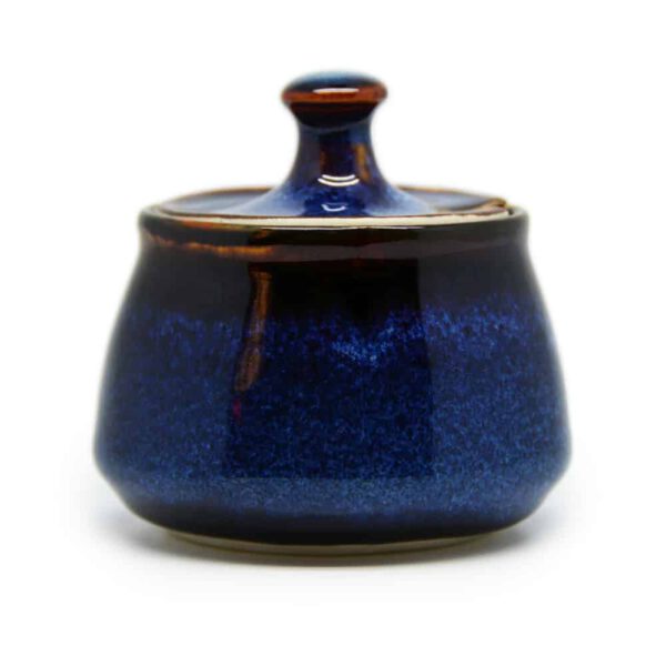 Suikerpot Keramiek Blauw (8 cm)