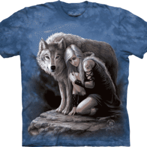 T-Shirt Mountain Artwear Wolven Protector L