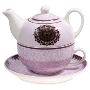 Tea for One Mandala Paars