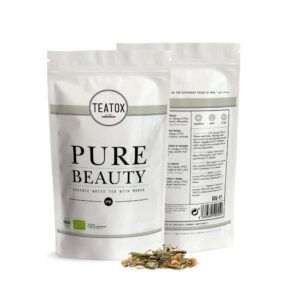 Teatox Vegan Thee Pure Beauty White Tea Mango (Navulling - 60 gram)