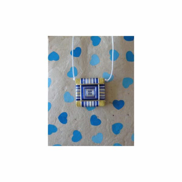 Tibetaanse Astrologie Geboorte Amulet Shakyamuni (Blauw)