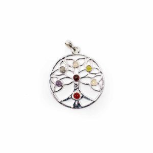 Tree of Life Hanger met Chakra Stenen