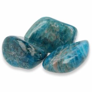 Trommelstenen Blauwe Apatiet (200 gram)