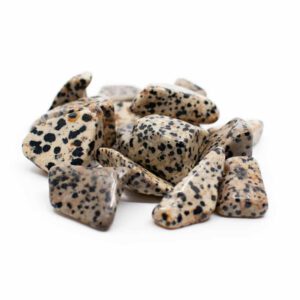 Trommelstenen Dalmatier Jaspis (20 tot 40 mm) – 200 gram