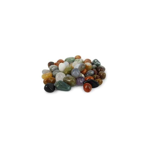 Trommelstenen India Mix (10-20 mm) - 100 gram