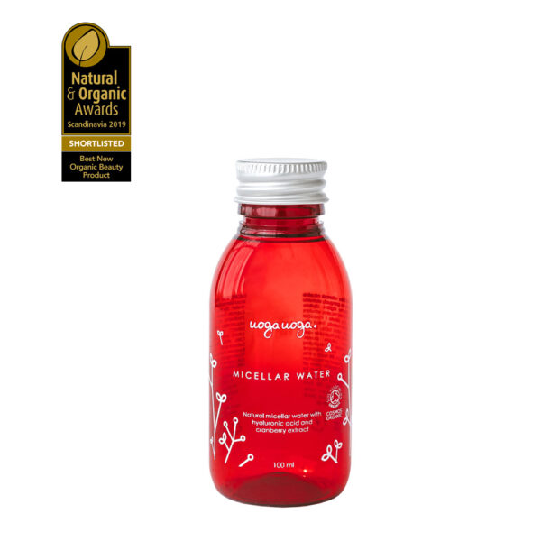 Uoga Uoga Micellar Water met Cranberry Extract en Hyaluronzuur (100