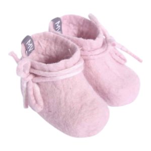 Vilten Babysloffen (Roze)