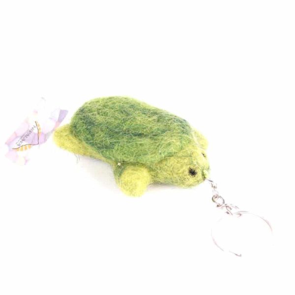 Vilten Sleutelhanger Schildpad