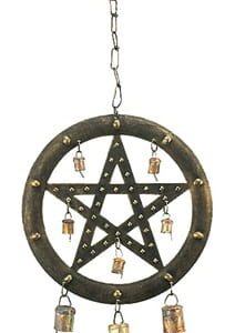 Wand Hanger Pentagram IJzer