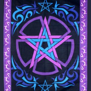 Wandkleed Katoen Pentagram