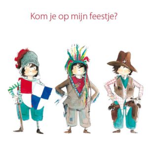 Wenskaart - Tim Feestje Verklede Kinderen (Set van 6)