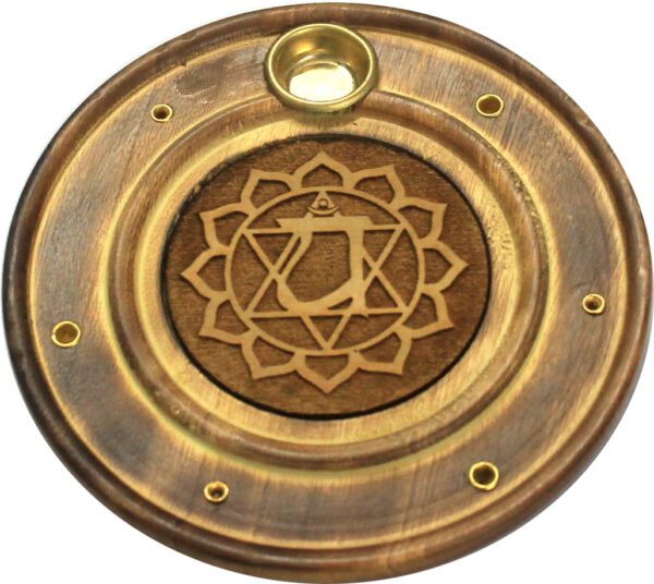 Wierook Brander Rond - Heart Chakra