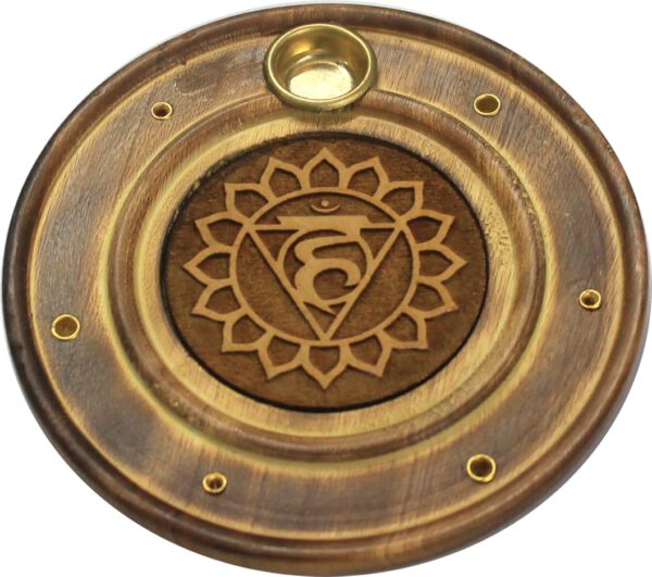 Wierook Brander Rond - Throat Chakra