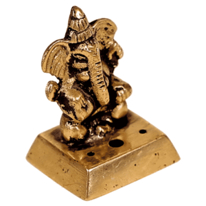 Wierookbrander Ganesha Messing (4