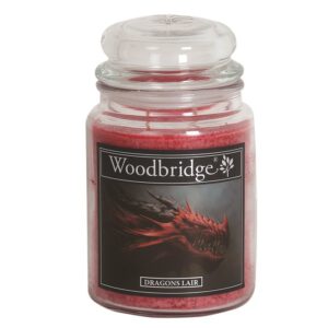 Woodbridge Geurkaars in Glas &apos;Dragons Lair&apos; - 565 gram