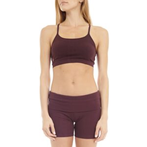 Yoga Bra &apos;Ekam&apos; Bordeaux