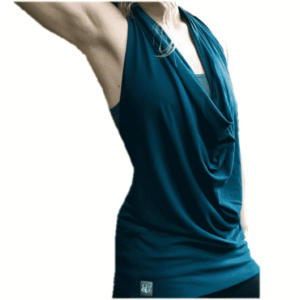 Yoga Haltertop &apos;Sukha&apos; Teal One Size