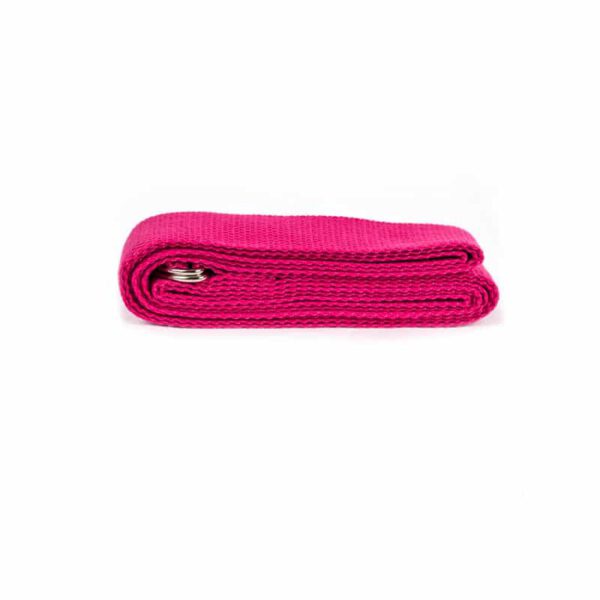 Yoga Riem D-ring Roze Katoen