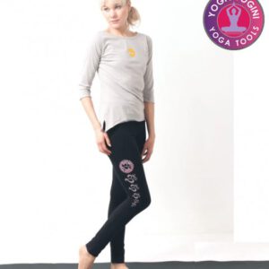 Yoga-legging &apos;Asana&apos; Katoen Zwart L