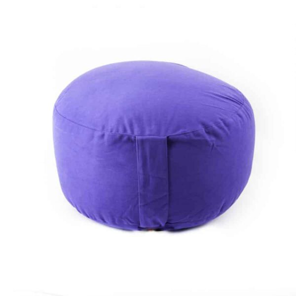 Yogi & Yogini Meditatiekussen Rond Katoen Violet - Extra Hoog -  36 x