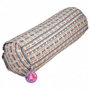 Yogi & Yogini Yoga Bolster Kleurig Rond Katoen - Regenboog - 60 x 16