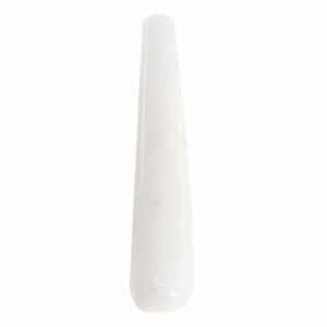 Yoni Wand Witte Jade - 10 cm