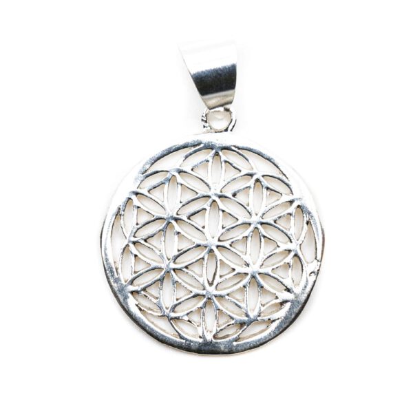 Zilveren Hanger Flower of Life Hanger (20 mm) - 925 Sterling