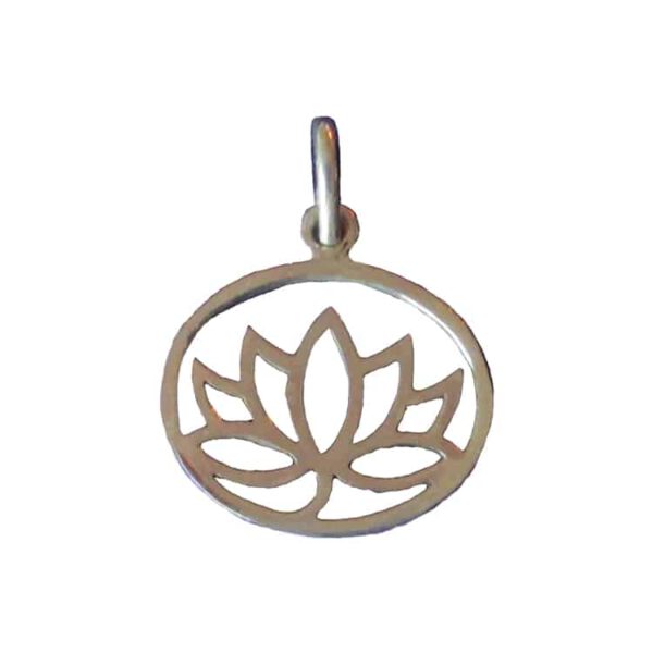 Zilveren Hanger Lotus - 20 x 17 mm