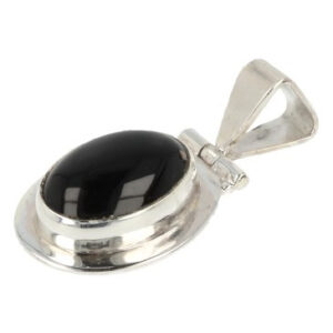 Zilveren Hanger Onyx - 36 mm - 925 Sterling