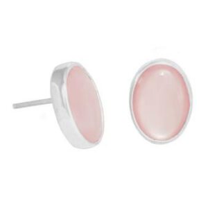 Zilveren Oorstekers Roze Parels - 925 Sterling