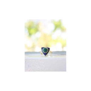 Zilveren Ring Lapis Lazuli/Onyx Groen