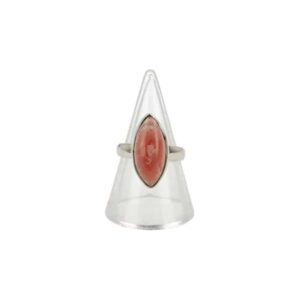 Zilveren Ring Rhodochrosiet (Maat 16