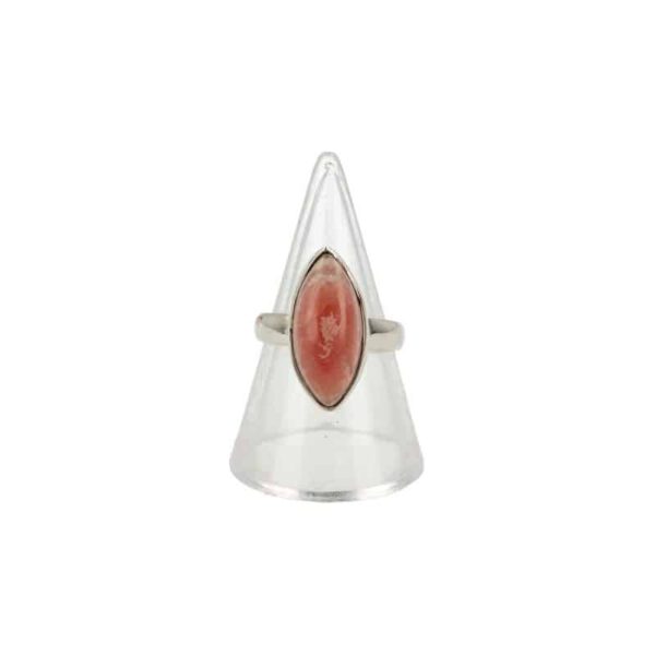 Zilveren Ring Rhodochrosiet (Maat 16