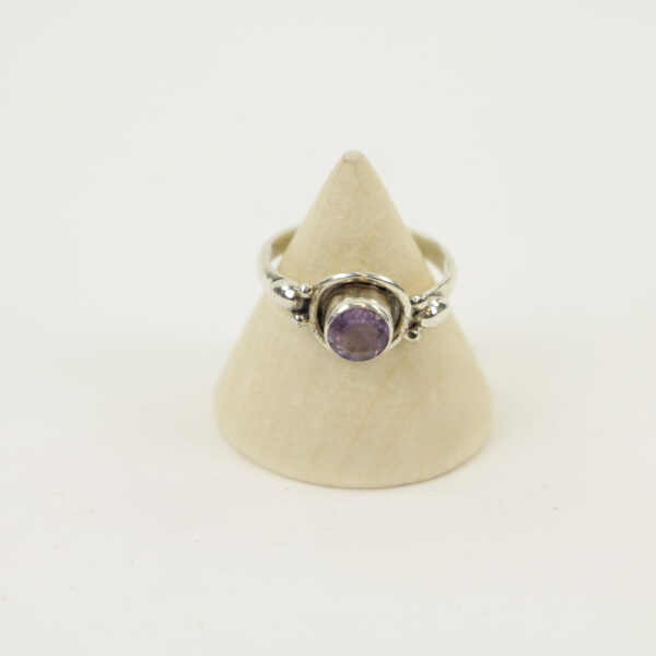 Zilveren Ring met Amethist Maat 17 - Model 1 (Sterling Zilver 925)