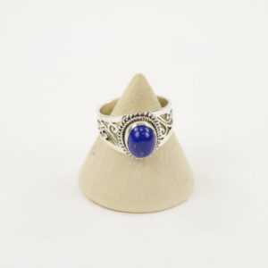 Zilveren Ring met Lapis Lazuli Maat 16