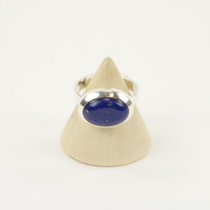 Zilveren Ring met Lapis Lazuli Maat 16