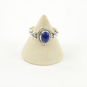 Zilveren Ring met Lapis Lazuli Maat 17