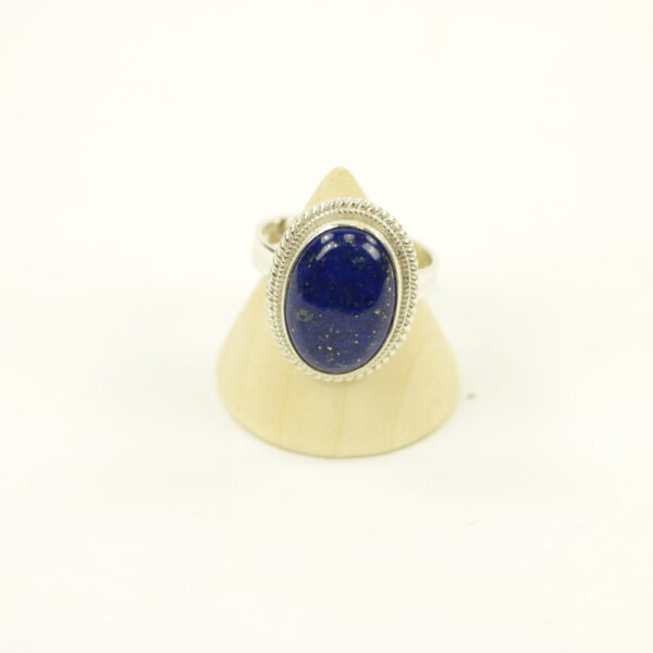 Zilveren Ring met Lapis Lazuli Maat 17