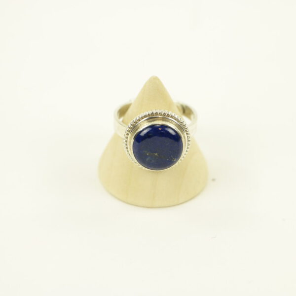 Zilveren Ring met Lapis Lazuli Maat 18