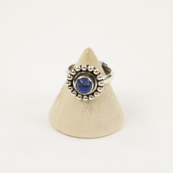 Zilveren Ring met Lapis Lazuli Maat 19